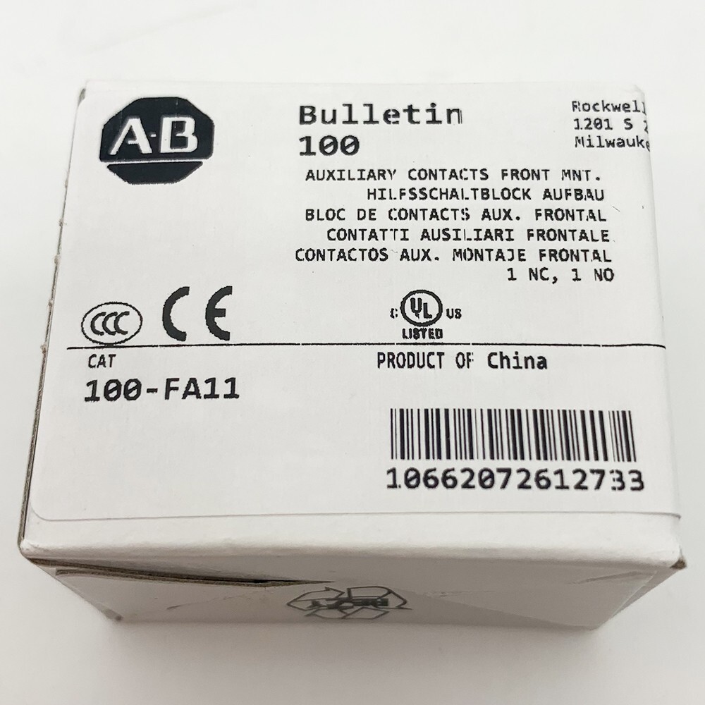 100-FA11 Auxiliary Contact MCS 100-C 104-C 700-CF 700S-CF New Original 100FA11
