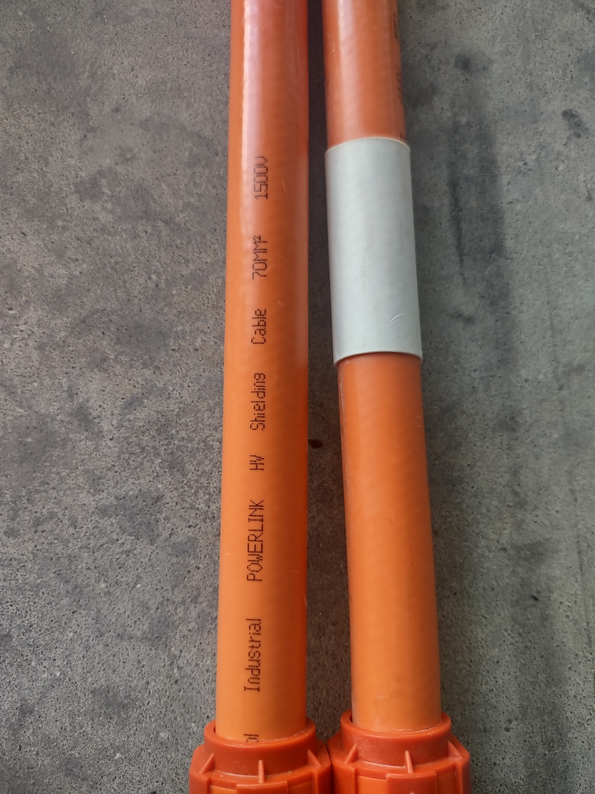 High Voltage 400mm Cable With Amphenol PowerLok TPI EX-HA005435 Rev A