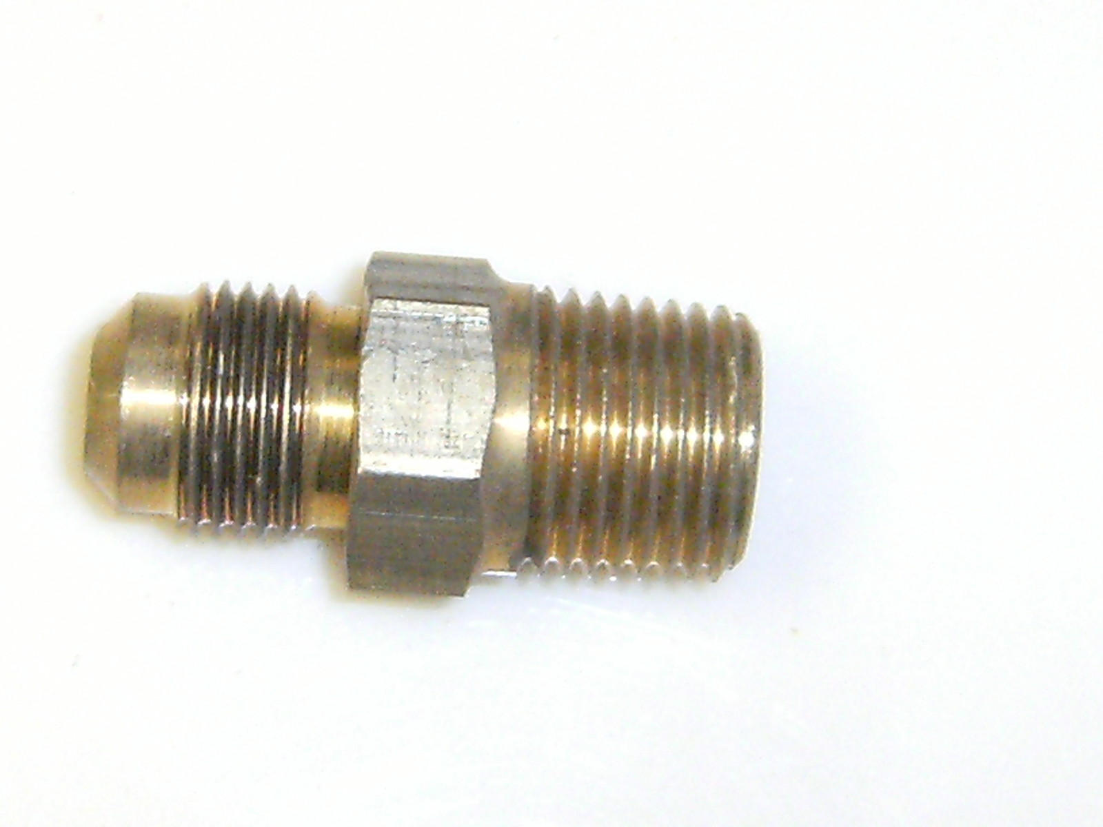 1/2×1/2 MALE CONNECTOR SAE 45 DEG FLARE BRASS ADAPTER 1/2″x1/2″