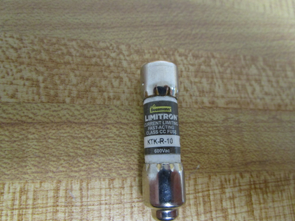 Bussmann KTK-R-10 Cooper Fusetron Fuse KTKR10 (Pack of 6)