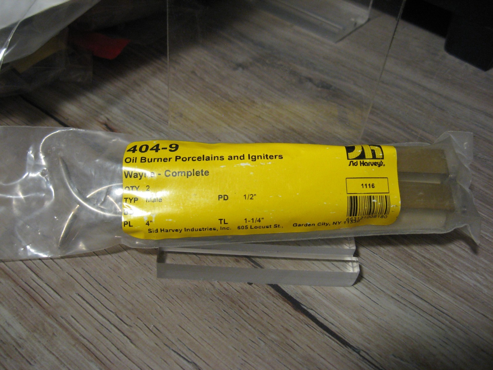 Sid Harvey’s Pair Wayne 404-9 Oil Burner Ignitors 4″ x 1/2″