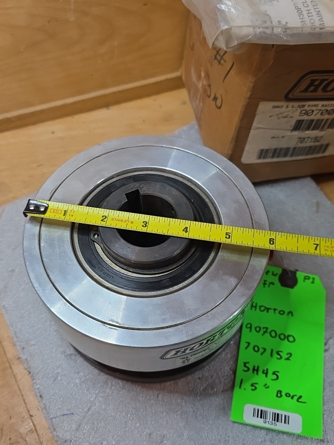 NEW HORTON FLANGE MOUNT TOOTH CLUTCH 907000 5H45 1.500 BORE