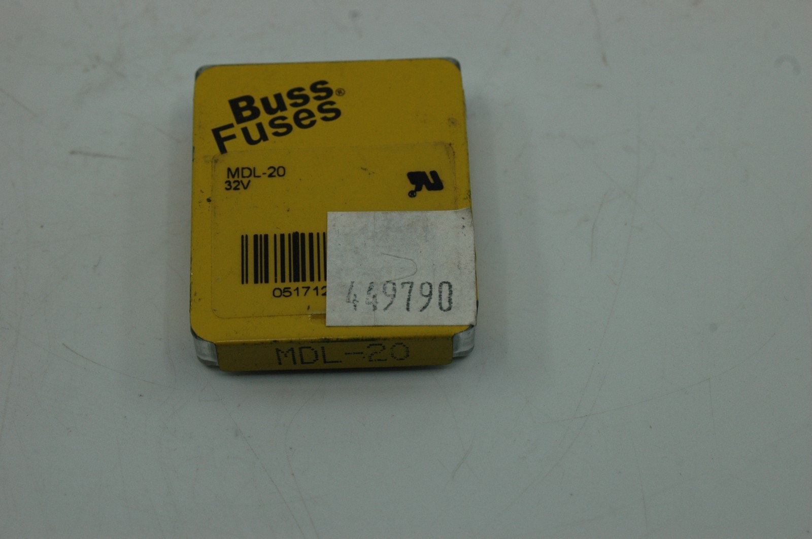 FUSE BUSS PART NUMBER MDL-20BC3 CEMS FUSE FOR BOILER #5 0 51712 62974 -SURPLUS-