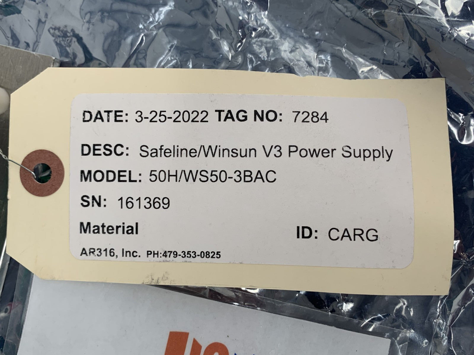 Mettler Toledo Safeline/Winsun 50H/WS50-3BAC 100-240VAC V3 Power Supply