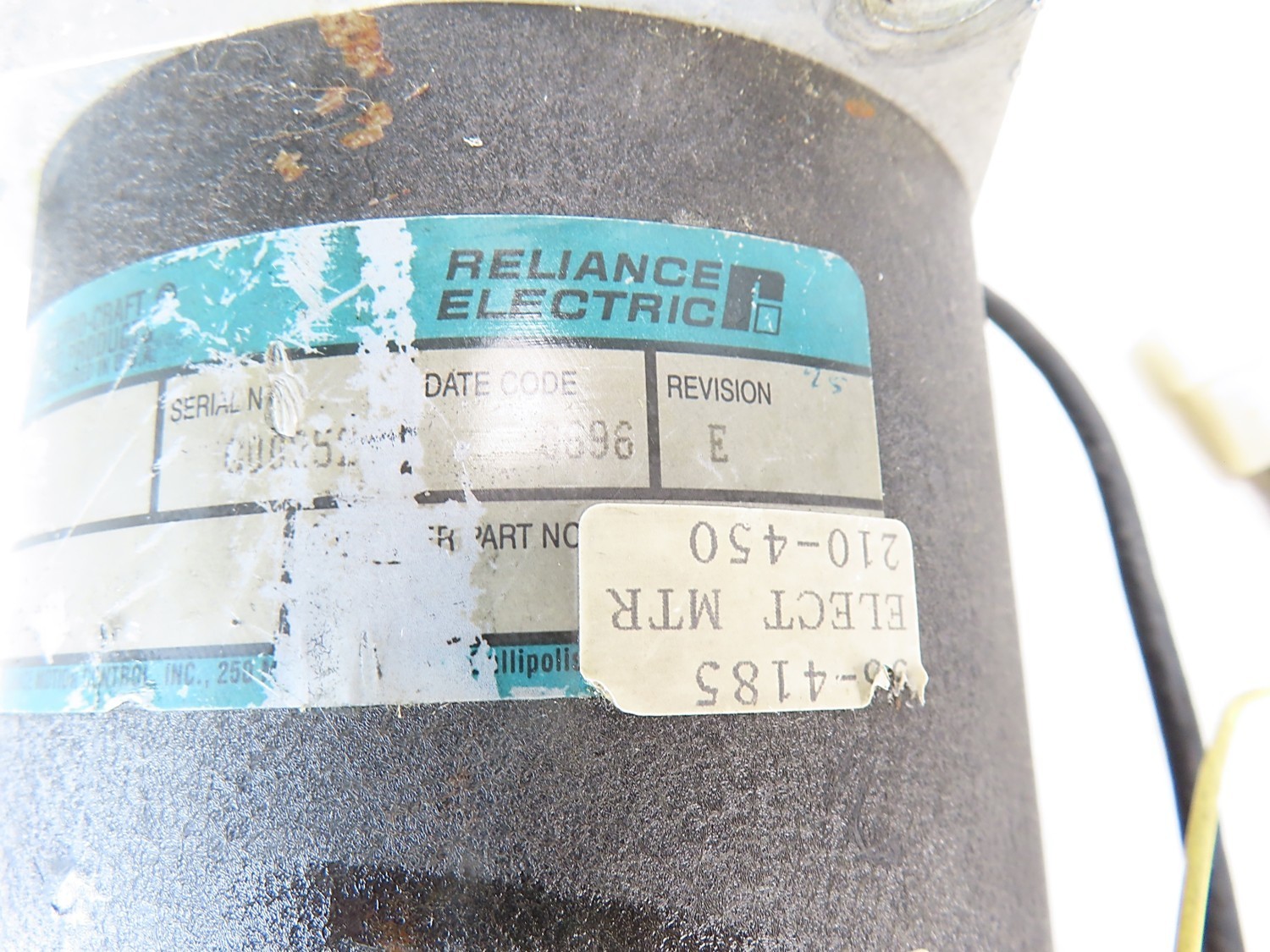 Reliance E726 Electro-Craft 0726-07-010 DC Brush Servo Motor 36-4185 210-450