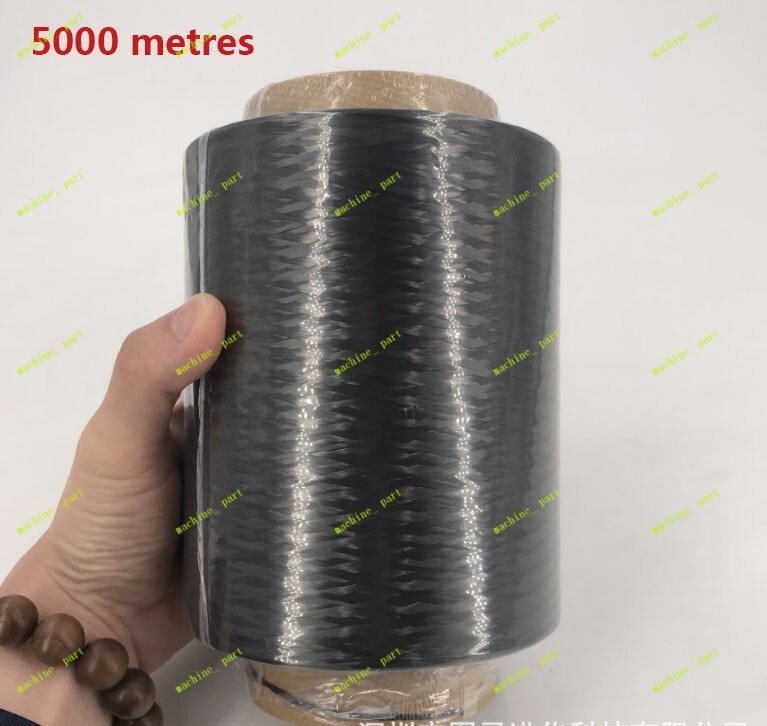 5000m/2Kg Carbon Fiber 6K Fiber Tow Thornel Filament Yarn Thread Tape 3530MPa