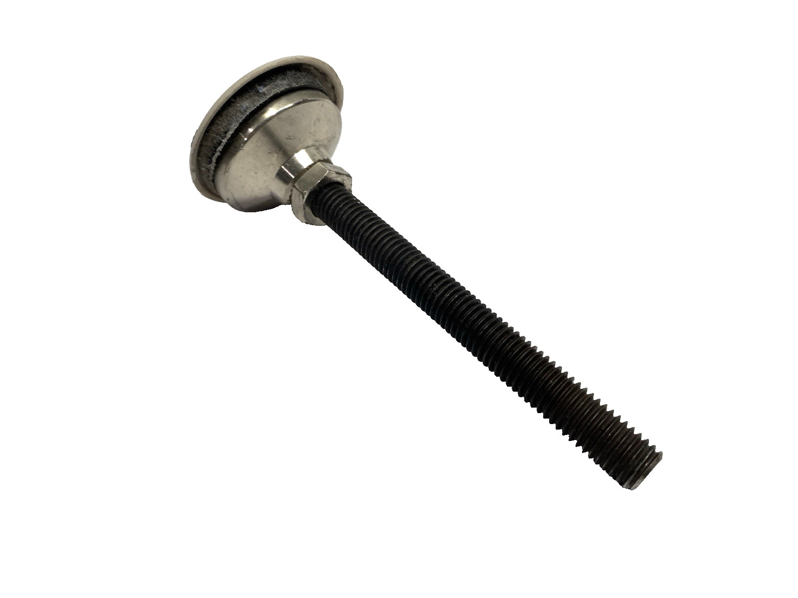 Machine Leveling Foot 1/4″ NPT 12TPI 4-1/2″ Thread Length 1-7/8″ Foot Dia.
