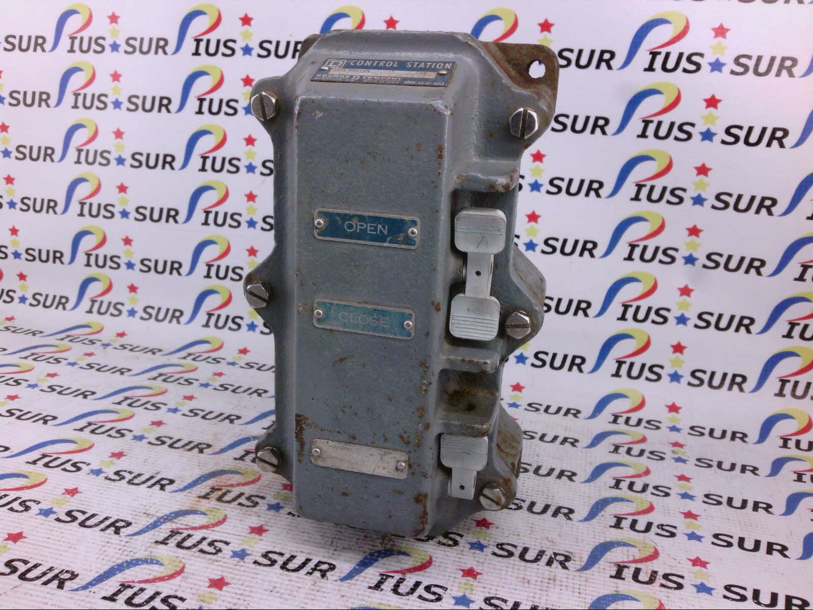 USSP Square D Class: 9001 Type: GW-307 Push Button Control Station