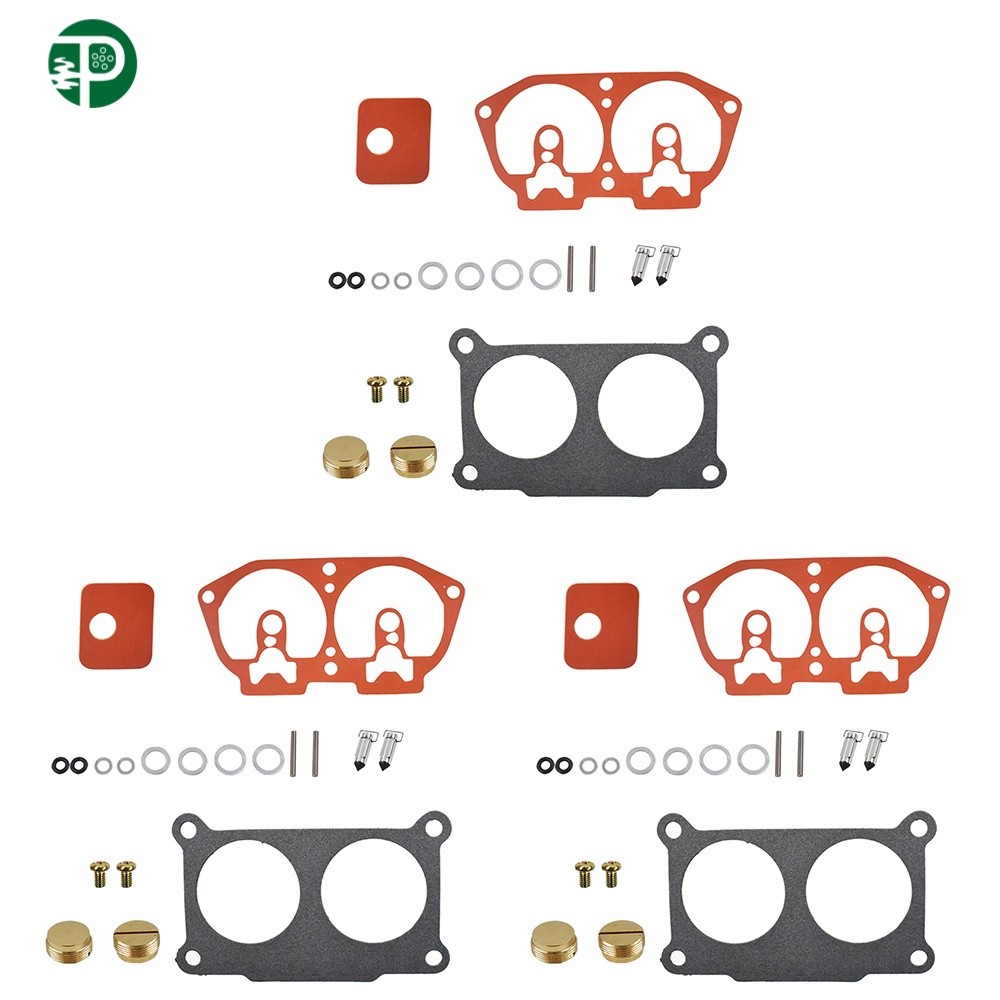 3× Carburetor Rebuild Kit For Yamaha 150 175 200 225 HP 86-95 For Outboard V-6