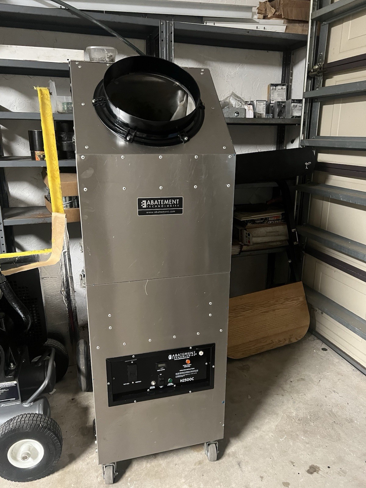 Abatement Technologies Duct-Pro Power Rod System H2500C Air Compressor