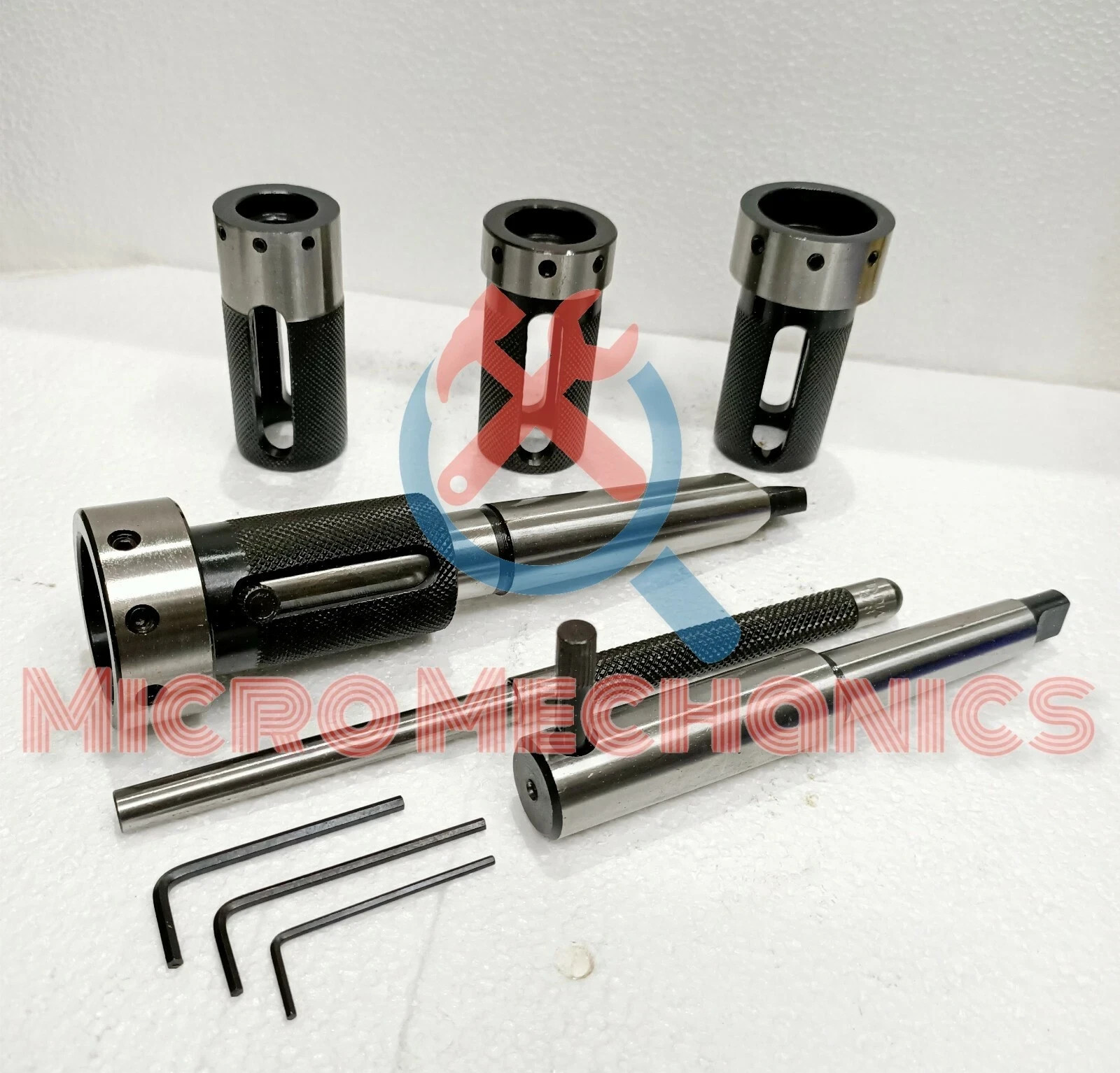 Lathe Tailstock Floating Die Holder Combo – MT3 MT2 Shanks For Metric Dies