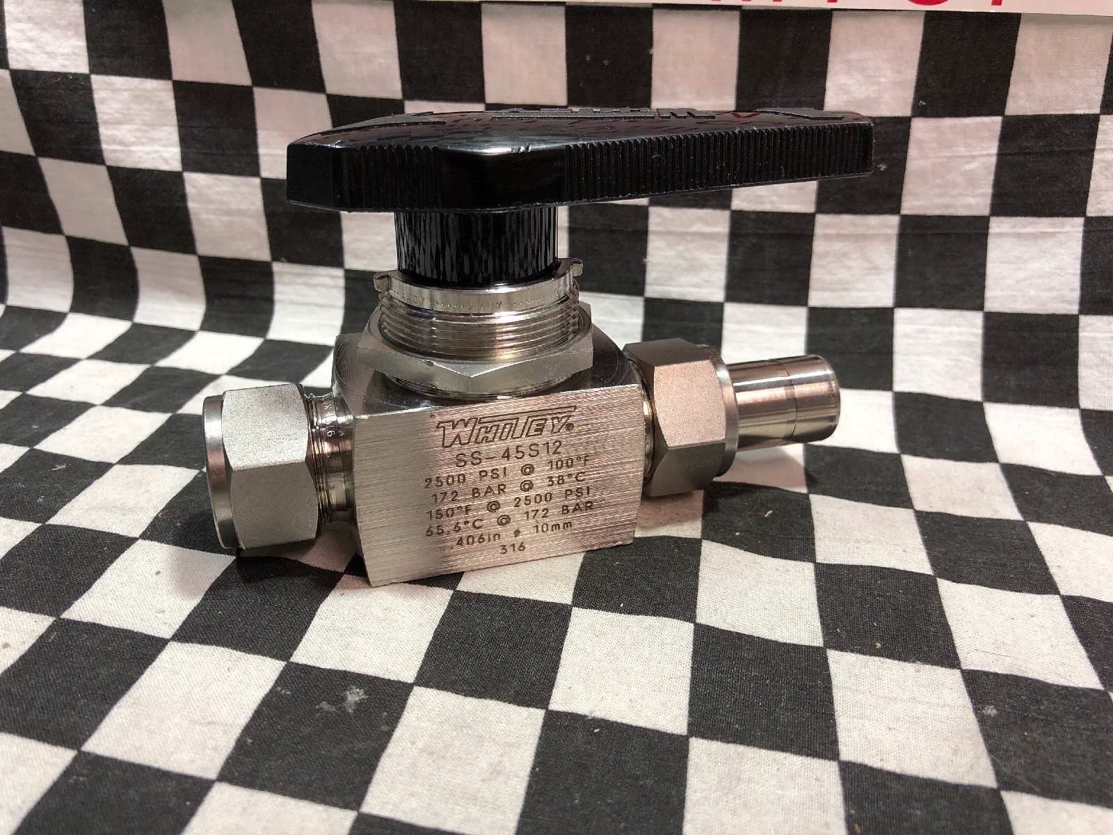 WHITNEY SS-45S12, SS45S12, BALL VALVE 3/4″, SHIPSAMEDAY#1181N1
