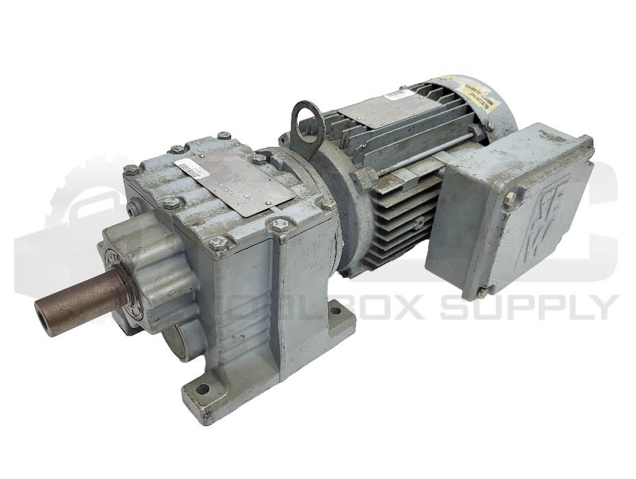 SEW EURODRIVE R27DT80K4 GEAR MOTOR 3/4HP 1700RPM RATIO: 15.63
