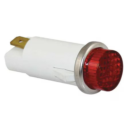 Zoro Select 20C846 Raised Panel Light, Red, 24 V Ac/Dc, 20C846