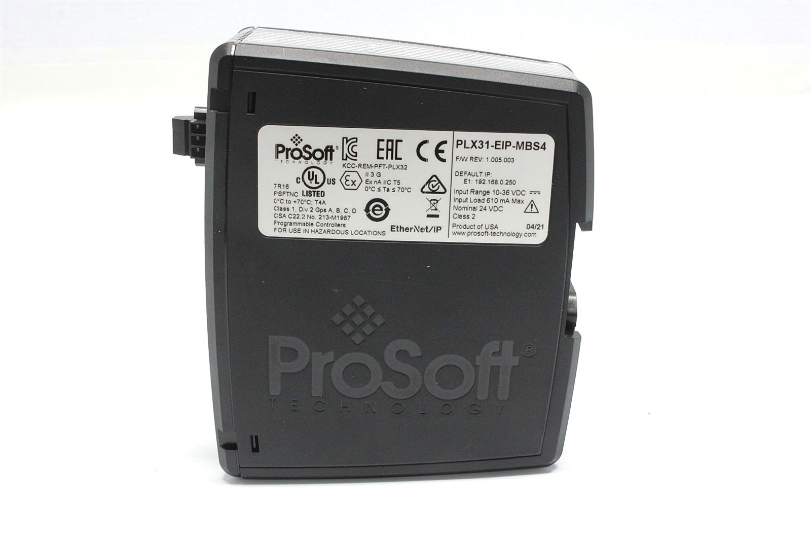 NEW ProSoft PLX31-EIP-MBS4 Gateway EtherNet/IP to Modbus Serial 4 Port