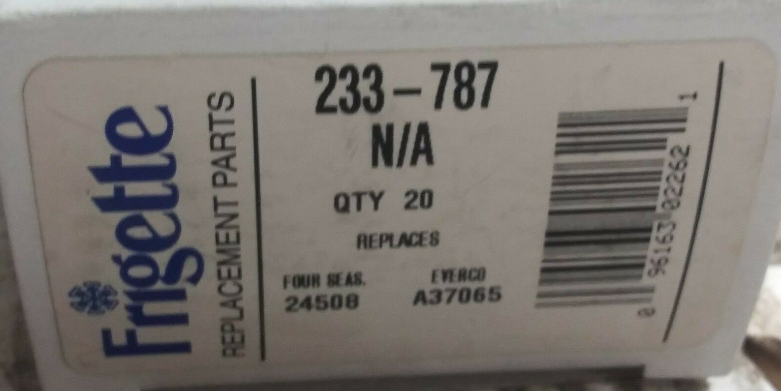 20 NEW FRIGETTE 233-787 A/C COMPRESSOR SEALS/ O-RINGS NIB/NNB ***MAKE OFFER***