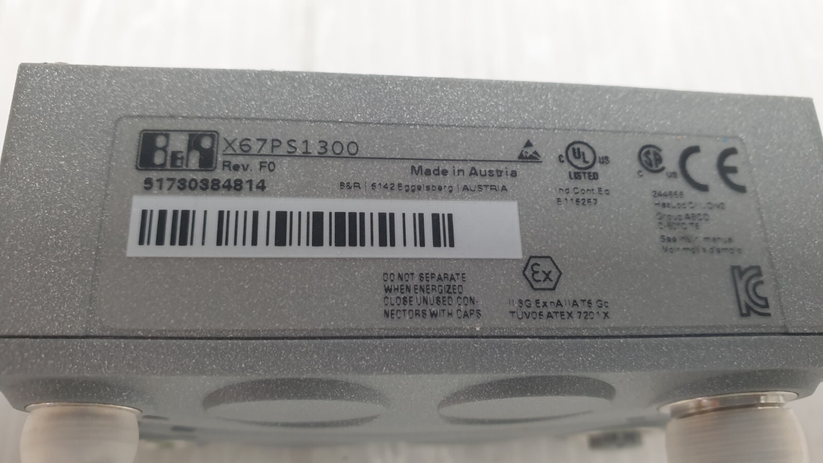 B&R Automation X67 PS1300 Power Supply Module