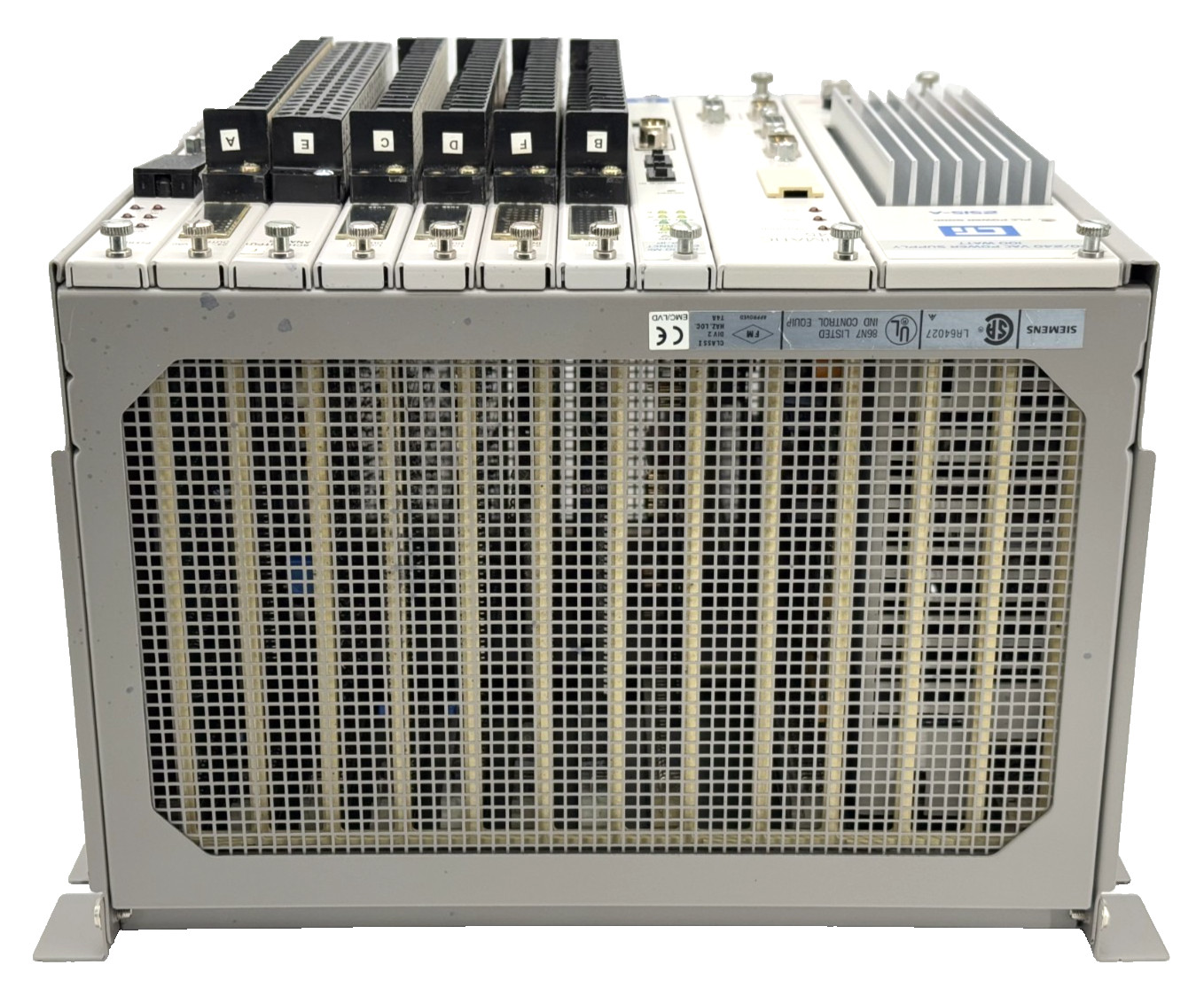 SIEMENS 505-6508 8-Slot Chassis Rack, 545-1102 CPU, CTI 2572-A Ethernet