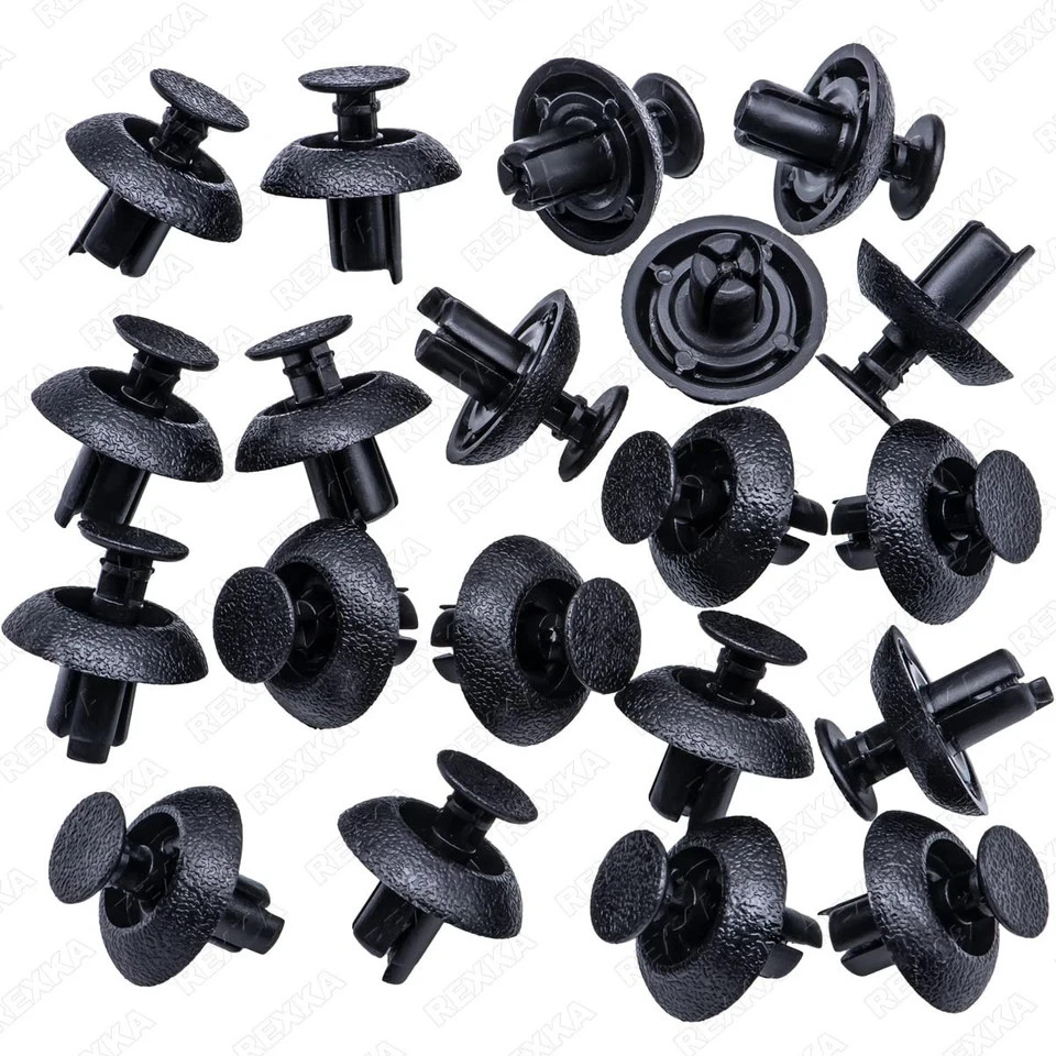 Engine Cover Clips 20pcs 7mm Retainer Fasteners GX460 IS250 RX350 90467-07211