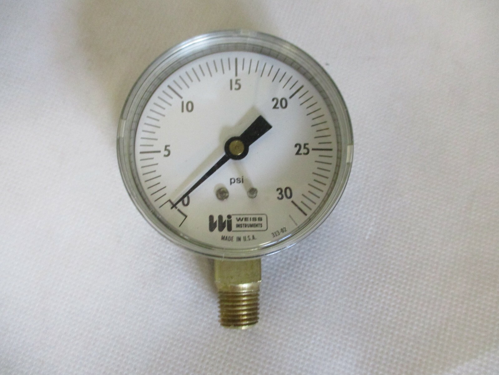 NEW WEISS APPLIED 25-30-2LD 2-1/2″ INCH GAUGE 0-30 PSI