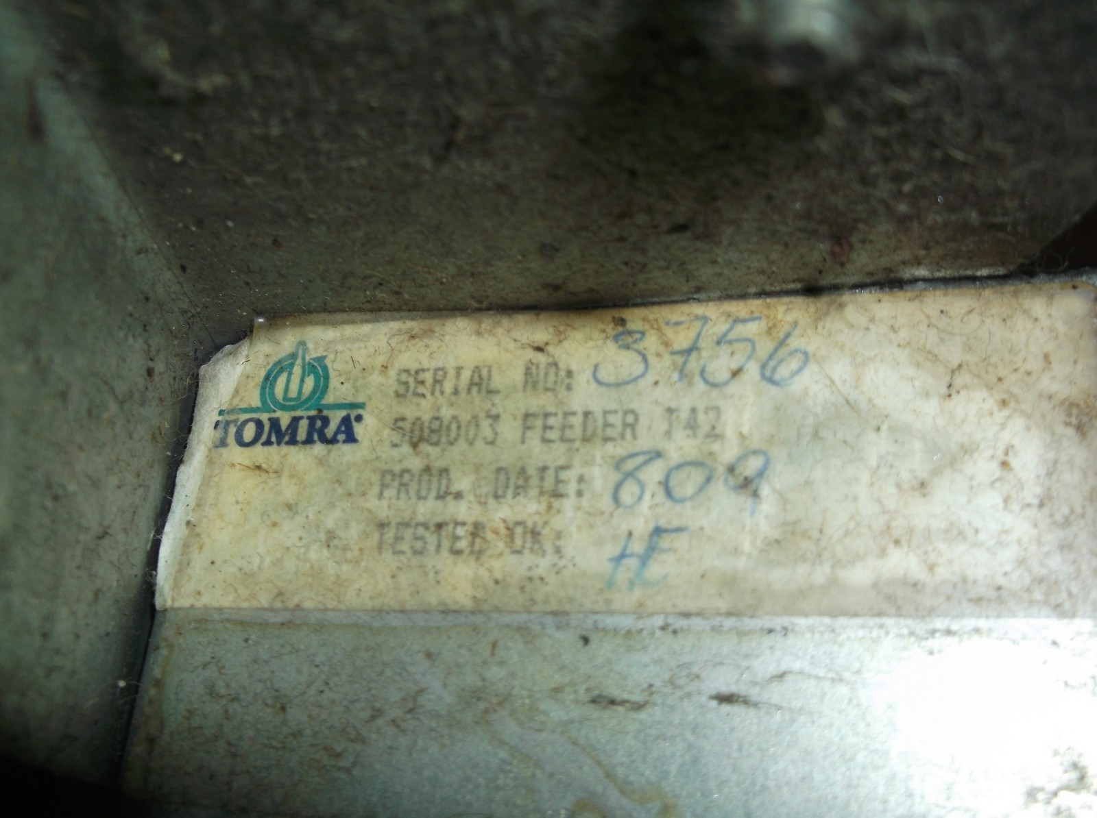 Tomra Can/Bottle Return Recycle Machine 508003 Feeder Assembly *FREE SHIPPING*