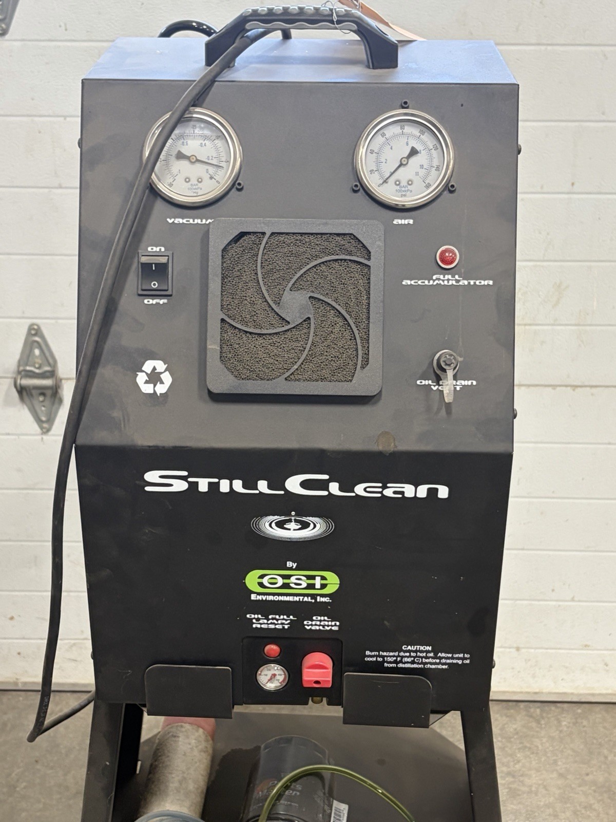 StillClean SC 100 Portable Solvent Recycler With Rolling Stand