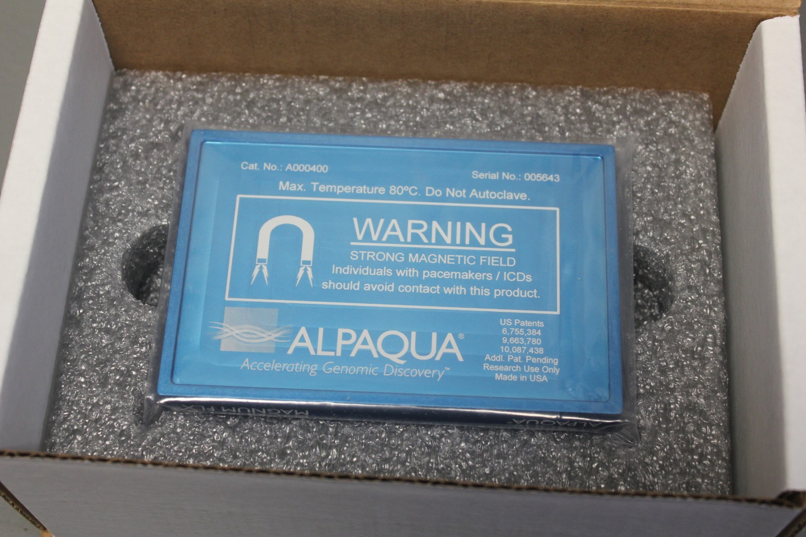NEW ALPAQUA/HAMILTON ENHANCED UNIVERSAL MAGNET PLATE A000400 OTP-ALPQ-0008 REV.A
