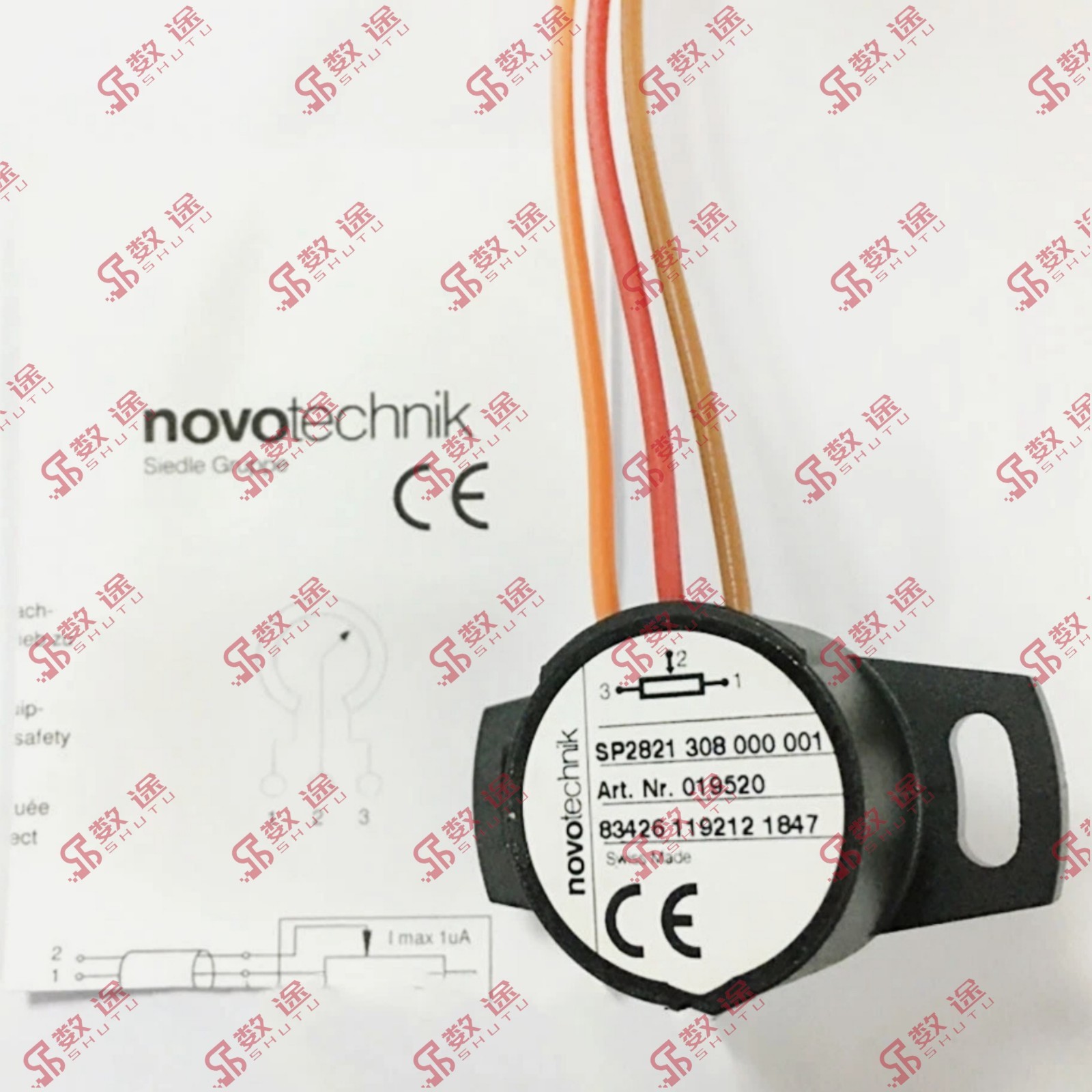 Novotechnik SP2821-308-000-001 Rotary Sensor SP2821 308 000 001#1pcs new in box