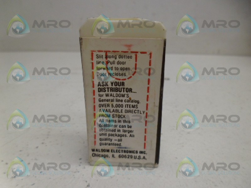 WALDOM NW-877 FLAT NYLON WASHERS (PKG OF 100) NSMP