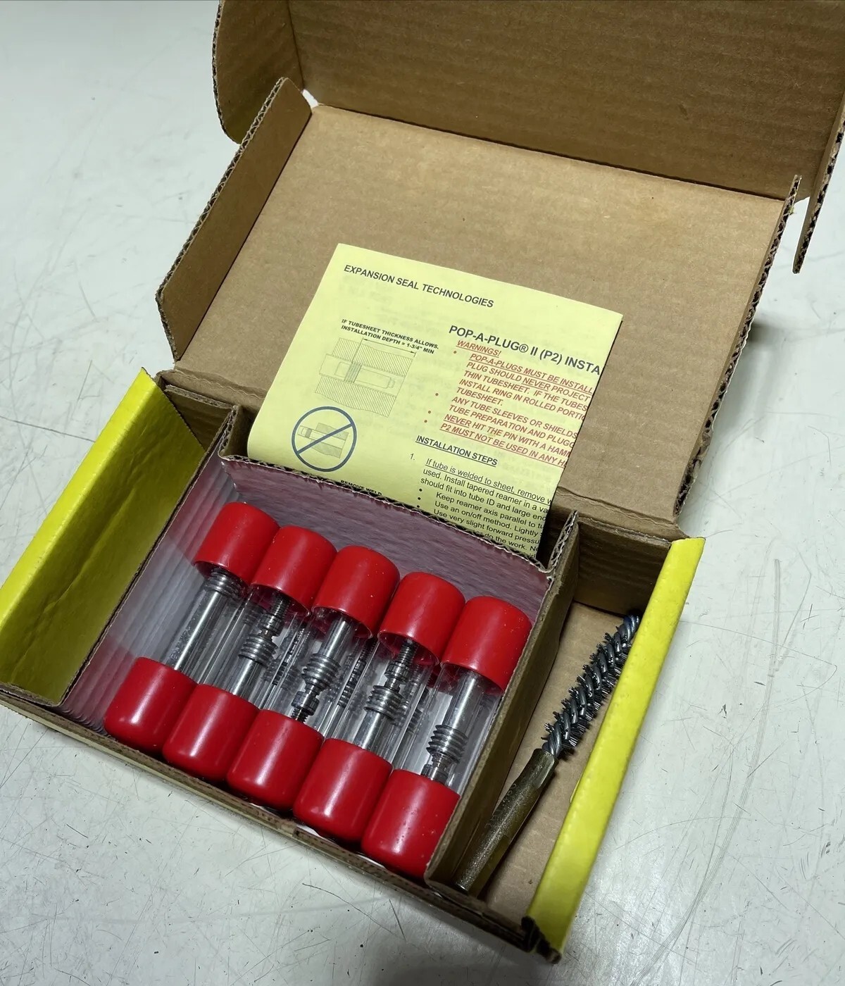 *New* Pop-A-Plug II Kit P2-480-S 0.480”/0.481” To 0.500” ID (Box Of 10)