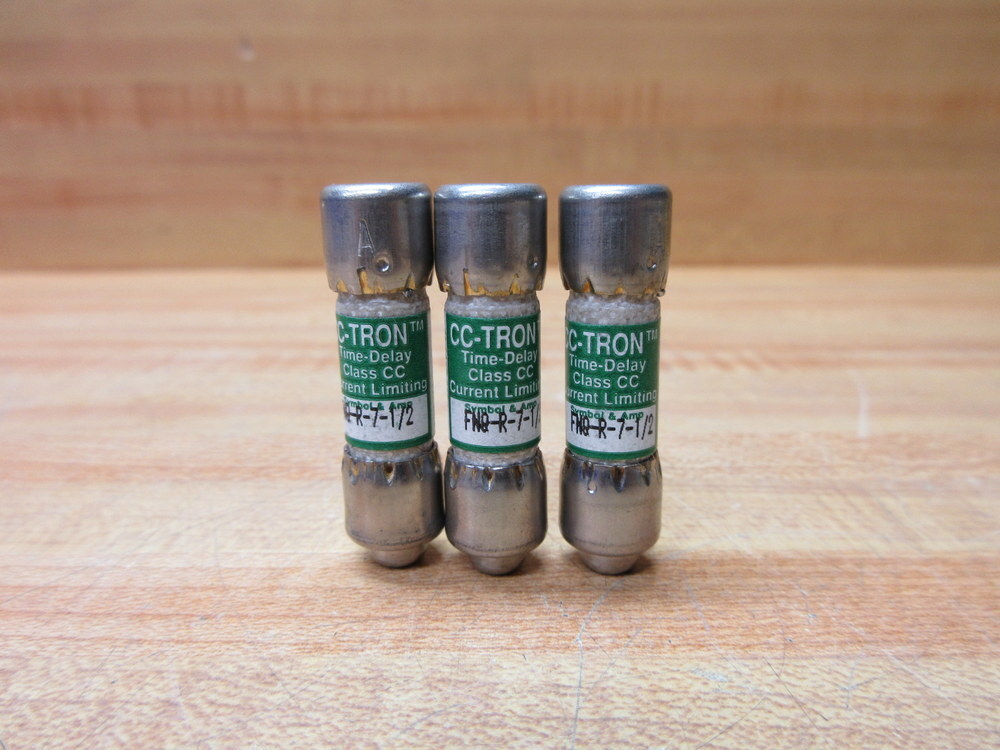 Buss FNQ-R-7-1/2 Bussmann Fuse Cross Ref 1CV05 (Pack of 3)