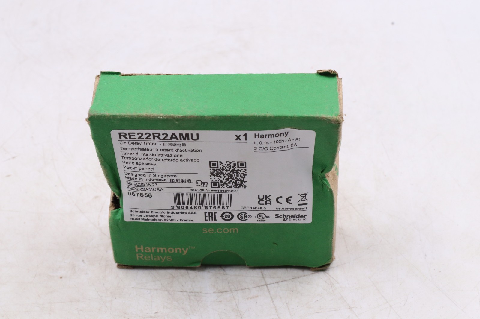 Schneider Electric RE22R2AMU MADE IN INDONESIA