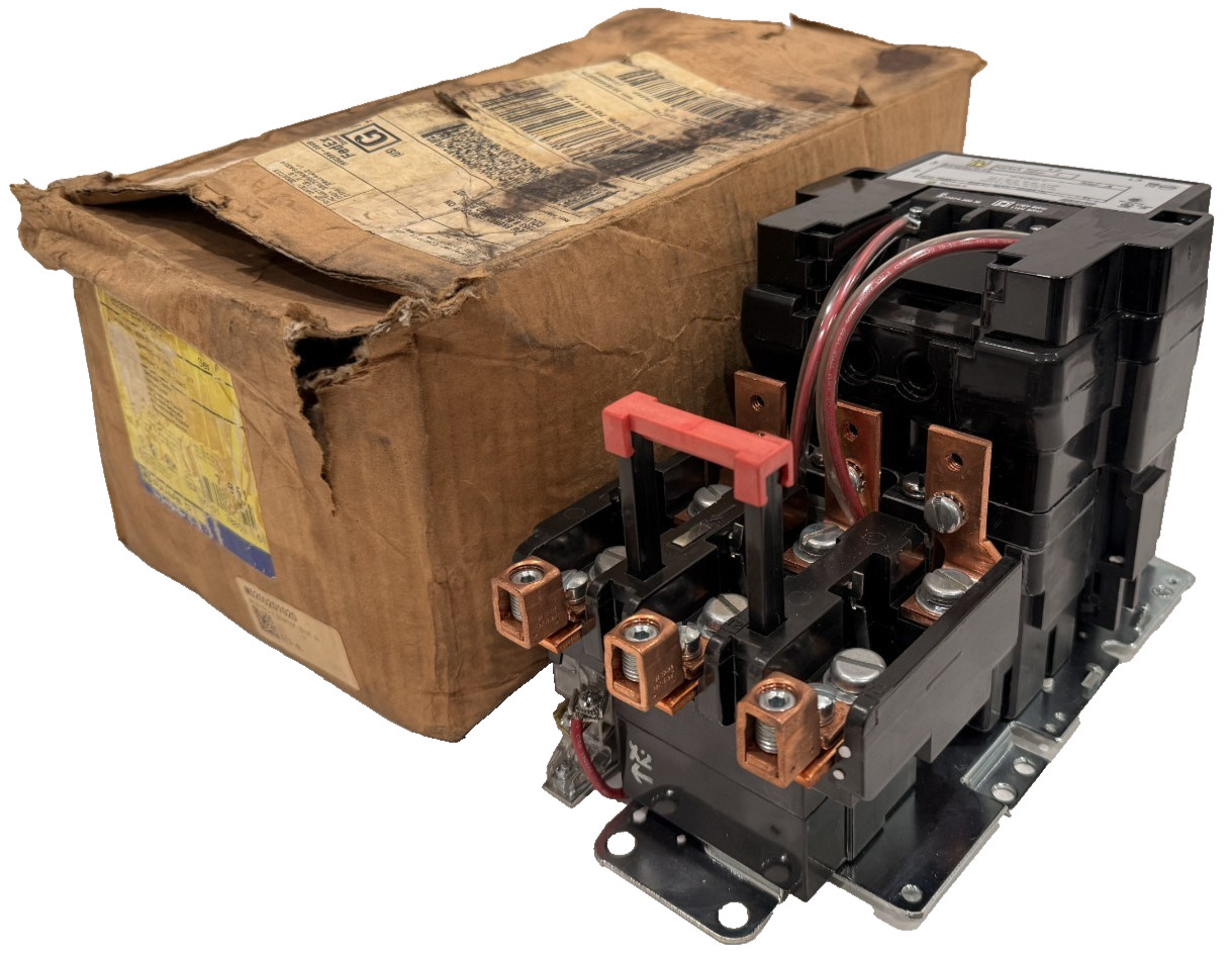 NEW SQUARE D 8536SEO1V02S STARTER SIZE 3 110/120V 50/60HZ