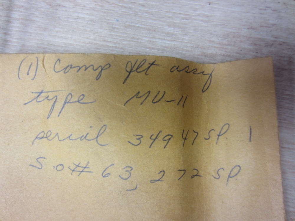 Waukee Type MU-11 Comp Float Assembly 3494 7SP.1
