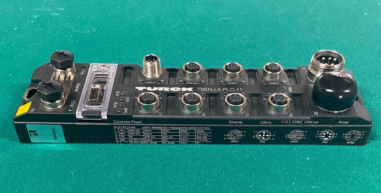 Turck TBEN-L4-PLC-11 IP67 PLC Block with Fieldbus and IO Ports New Open Box