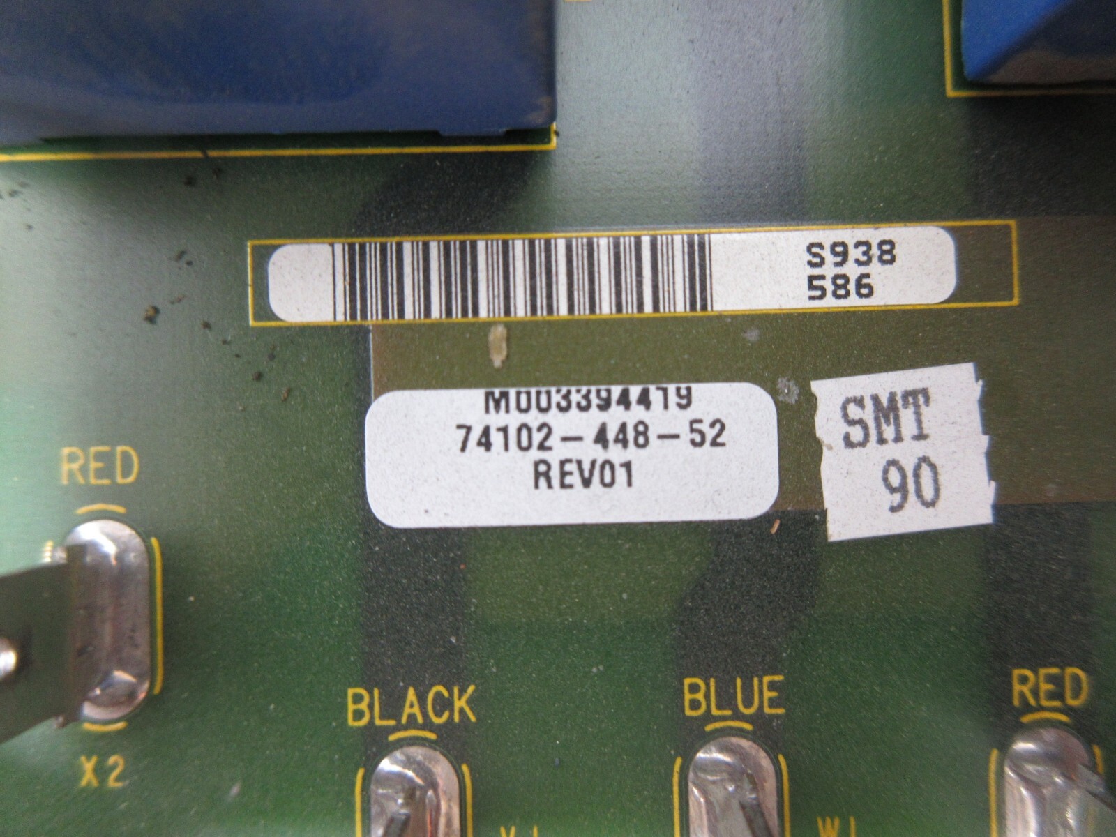 ALLEN BRADLEY BOARD M003394419 74102-448-52 REV01 74102-447-03 A