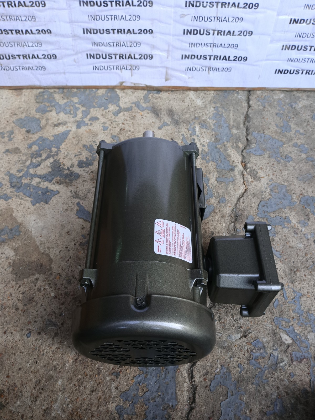 2 1.5HP BALDOR EM7037T MOTOR PH 3 FR:145T 230/460/190/320 VOLTS