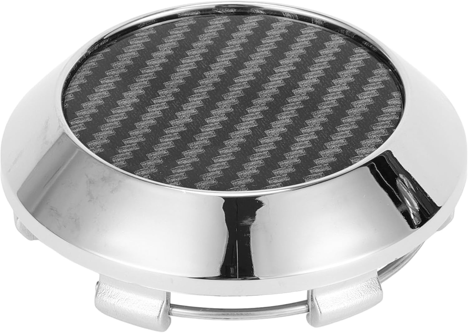 Wheel Center Caps Hub Caps Rim Center Caps OD: 70mm/2.76″ Plastic Silver Tone 1P