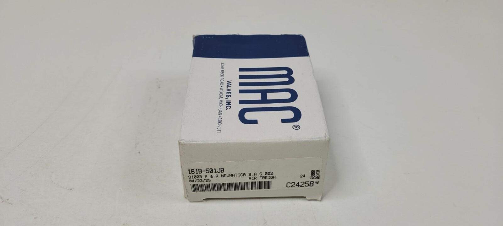 NEW MAC 161B-501JB Solenoid Valve 24V 6.0W