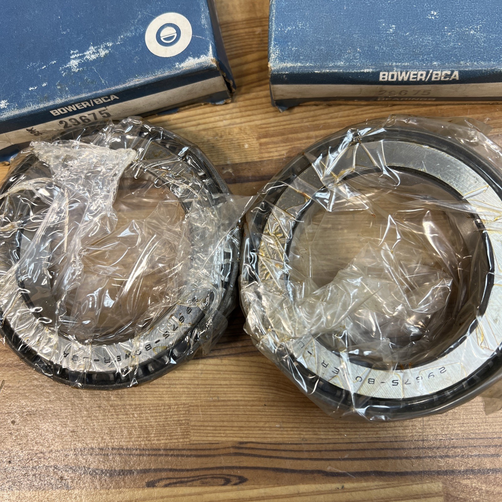 LOT OF 2 GENUINE BOWER BCA TAPERED ROLLER BEARINGS 29675