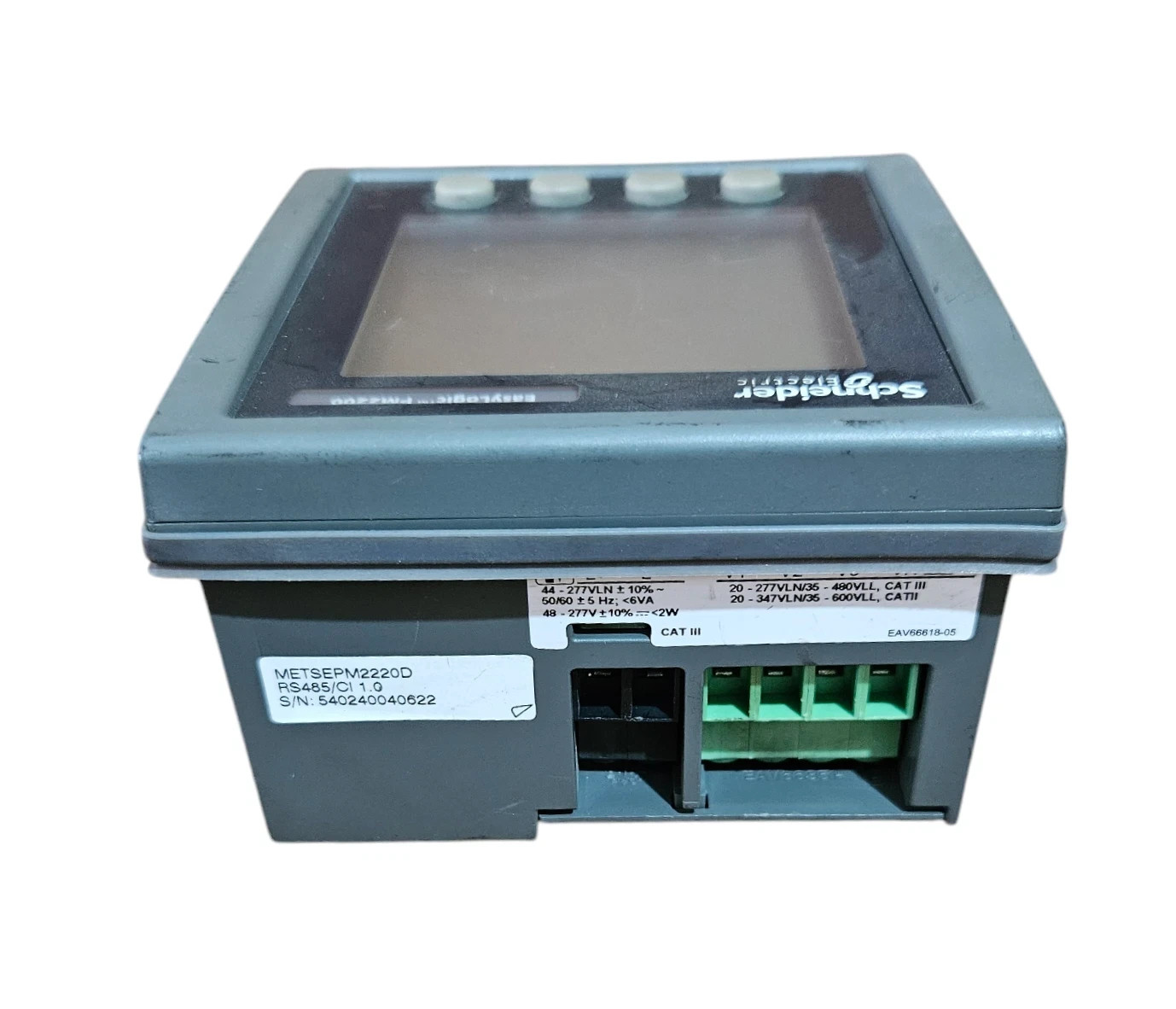 SCHNEIDER ELECTRIC EASYLOGIC PM2200 POWER & ENERGY METER METSEPM2220D