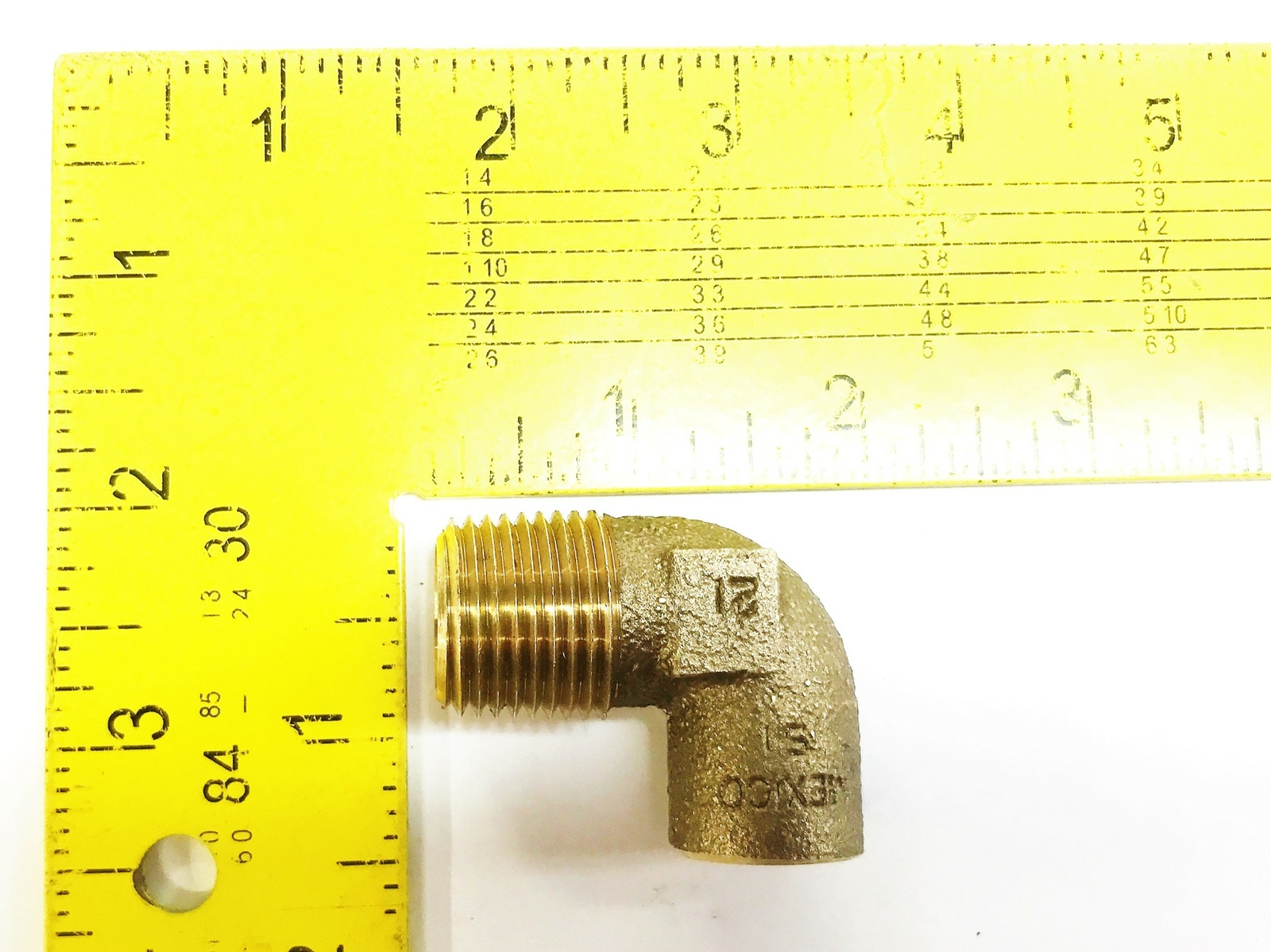 Unbranded 1/2″ Sweat x 1/2″ Male 90 Degree Bronze Elbow Coupling [Lot of 4] NOS