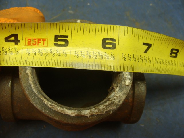 WARD 3/4″ X 3/4″ X 1-1/2″ FNPT STEEL PIPE TEE LOT OF 2
