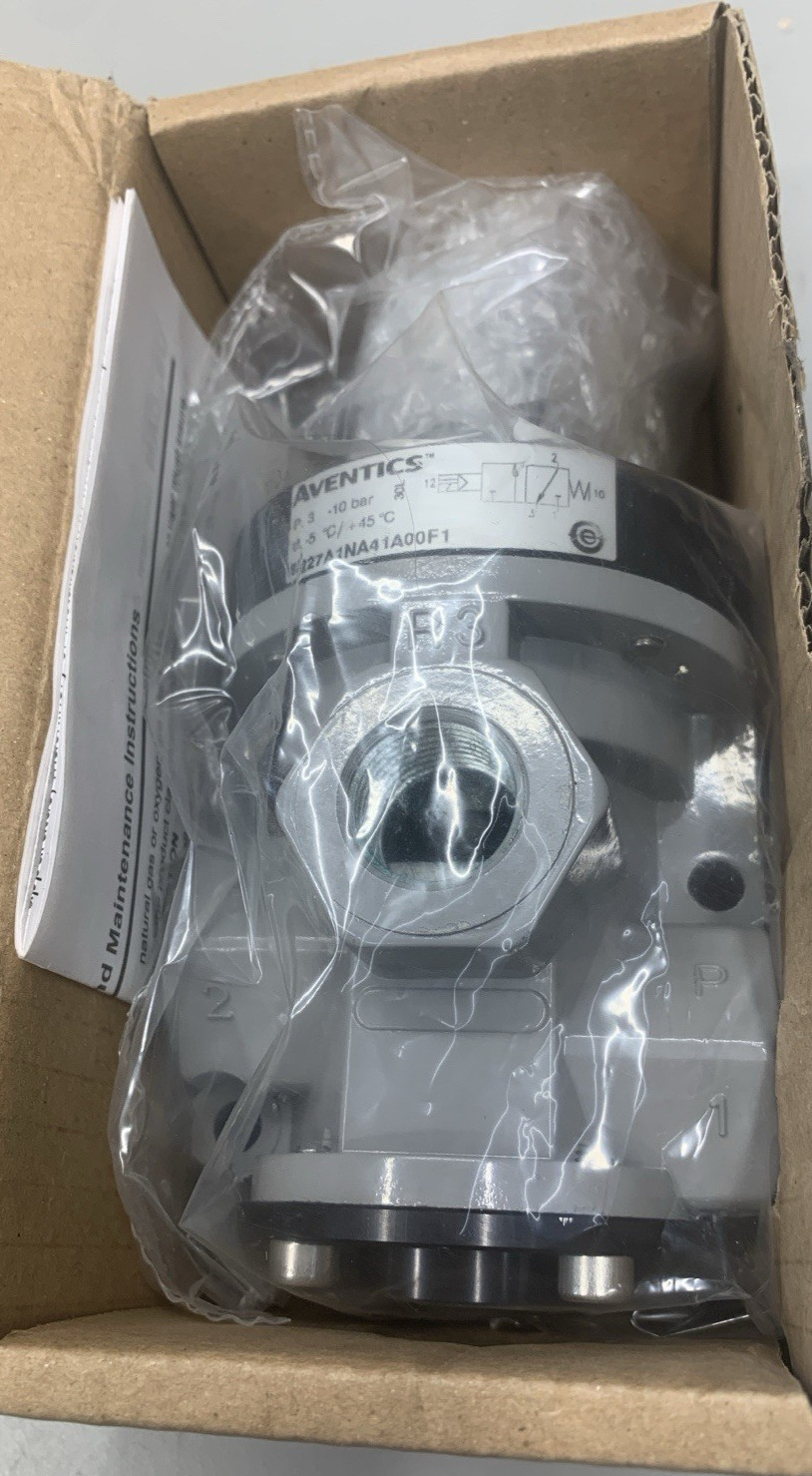 AVENTICS 8227A1NA41A00F1 POPPET VALVE 1/2″ PORTS **NEW**