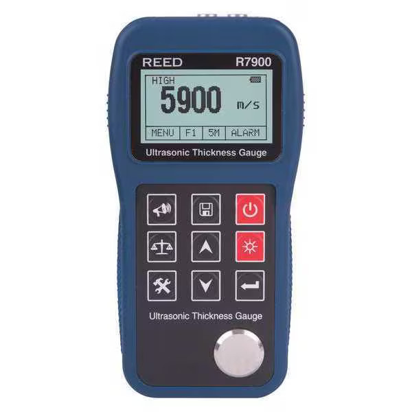 Reed Instruments Ultrasonic Thickness Gauge, 11.8″ (300mm) R7900 Reed