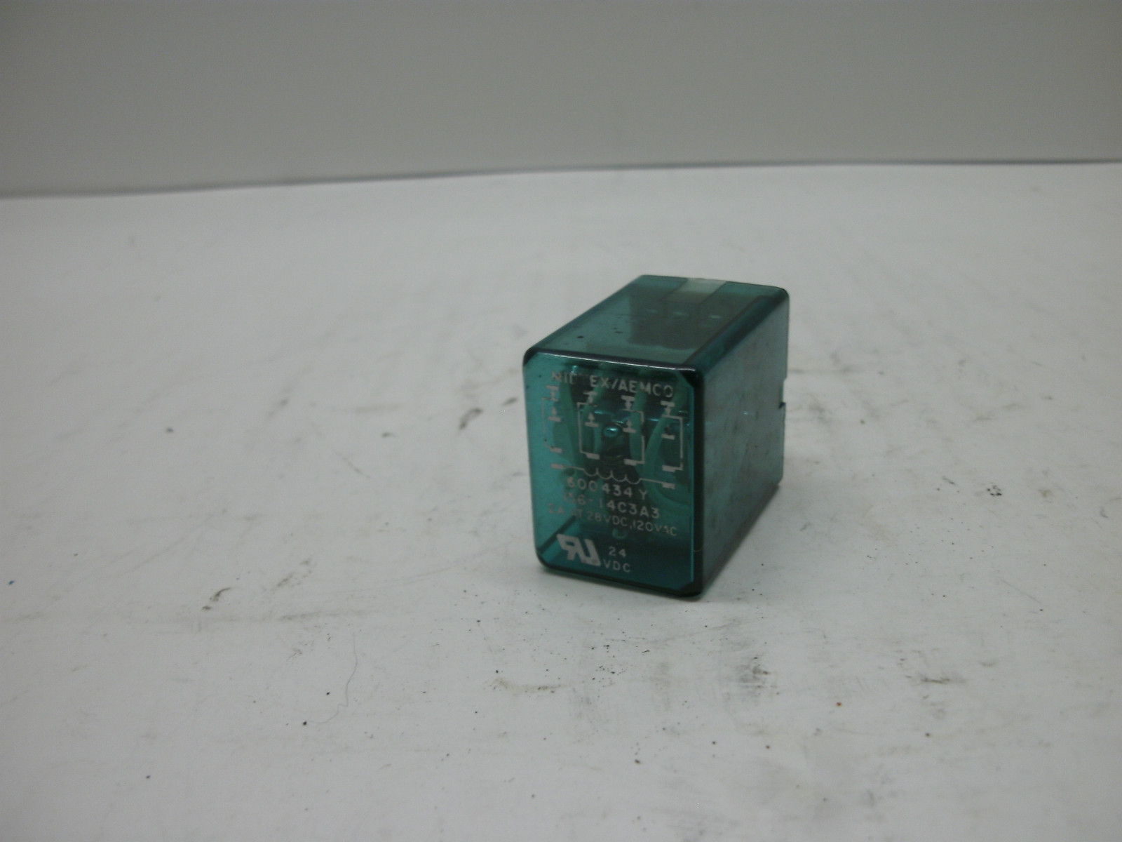 MIDTEX/AEMCO 156-14C3A3 RELAY 600434Y 2AMP AT 28VDC 120VAC 14 BLADE/PIN
