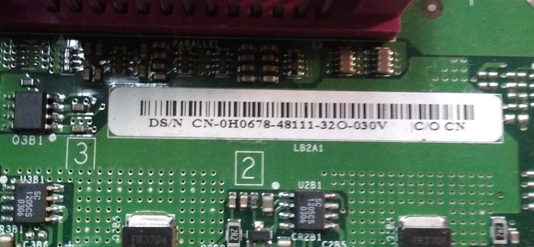 Motherboard 0H0678 C14053-206 PCU SL655