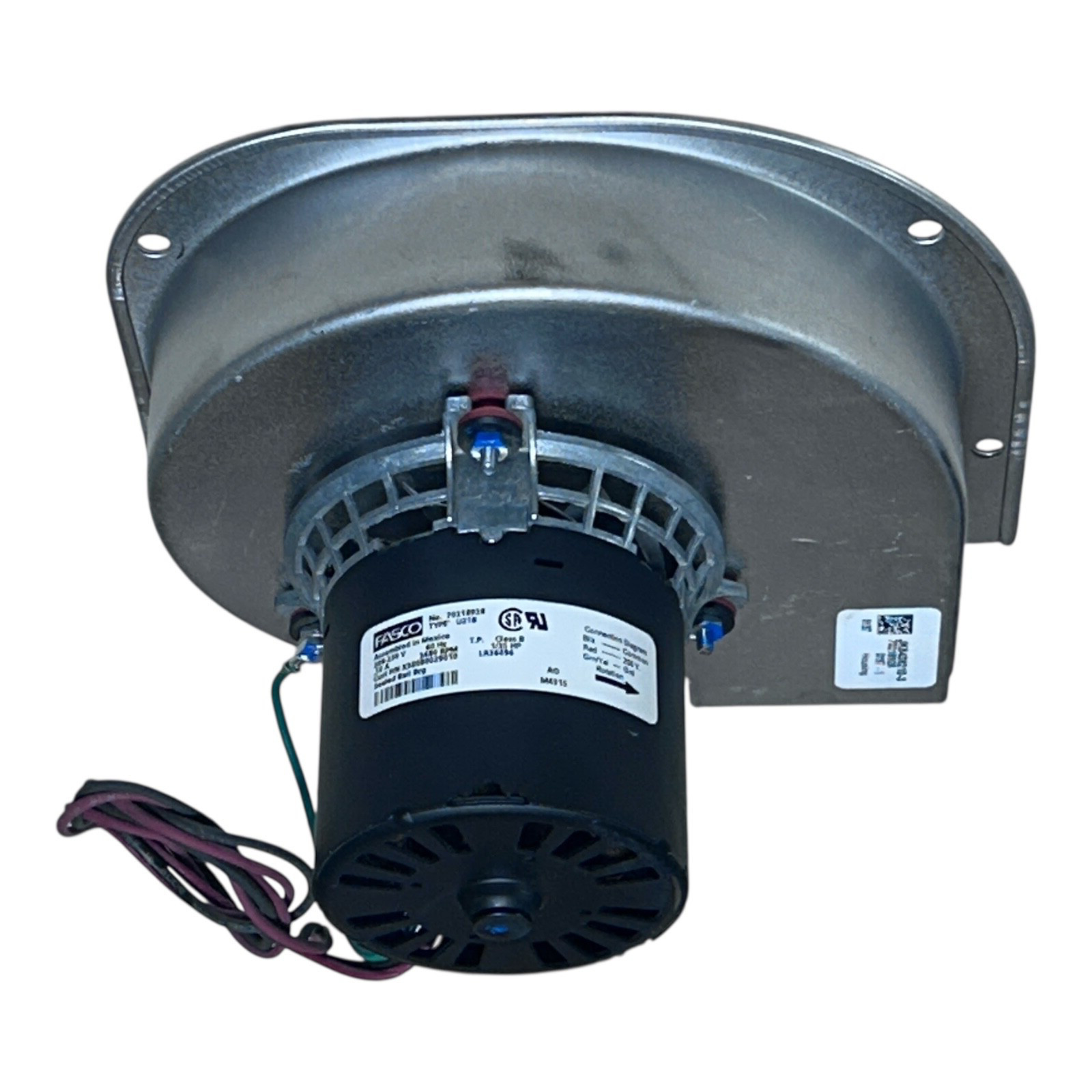 TRANE Service First Blower Combustion Motor BLW00473, 1/50 HP 115V with Gasket