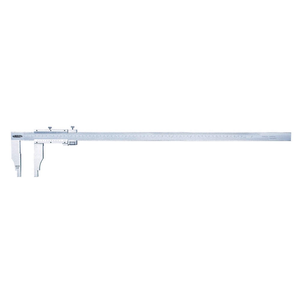INSIZE 1211-24 Vernier Caliper,SS,0 to 24″Range,4″Jaw D 408P39