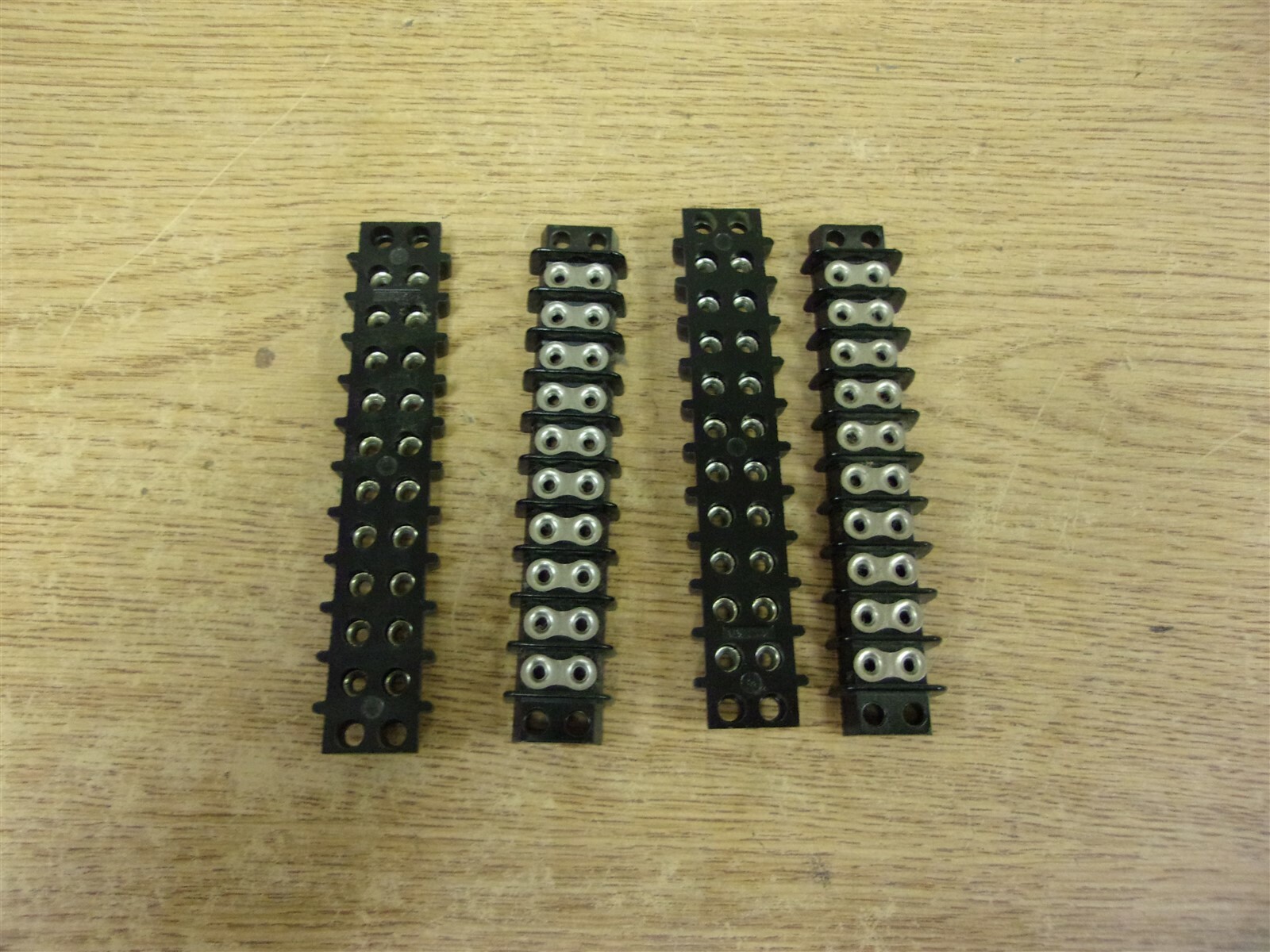 Kulka 600GP-10NH 2-Row 10-Position Terminal Blocks, Lot of 4 *FREE SHIPPING*